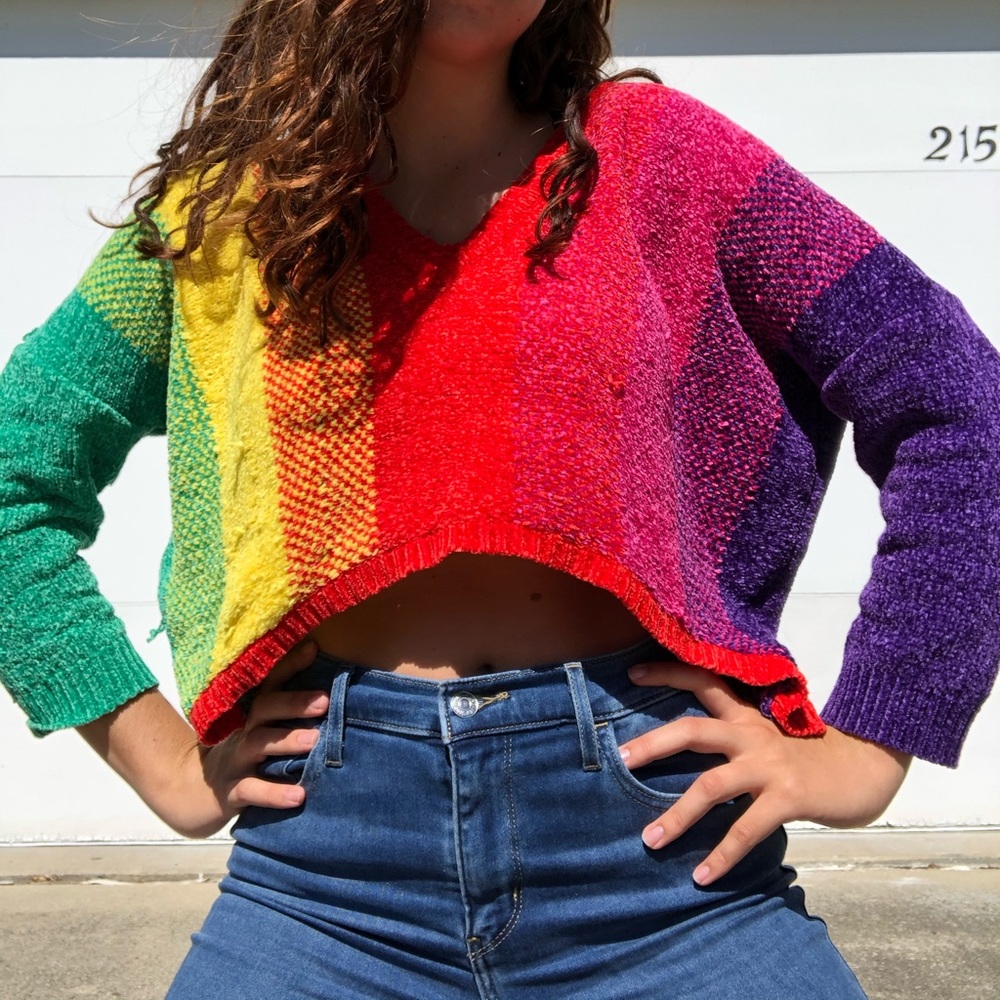 Rainbow sweater